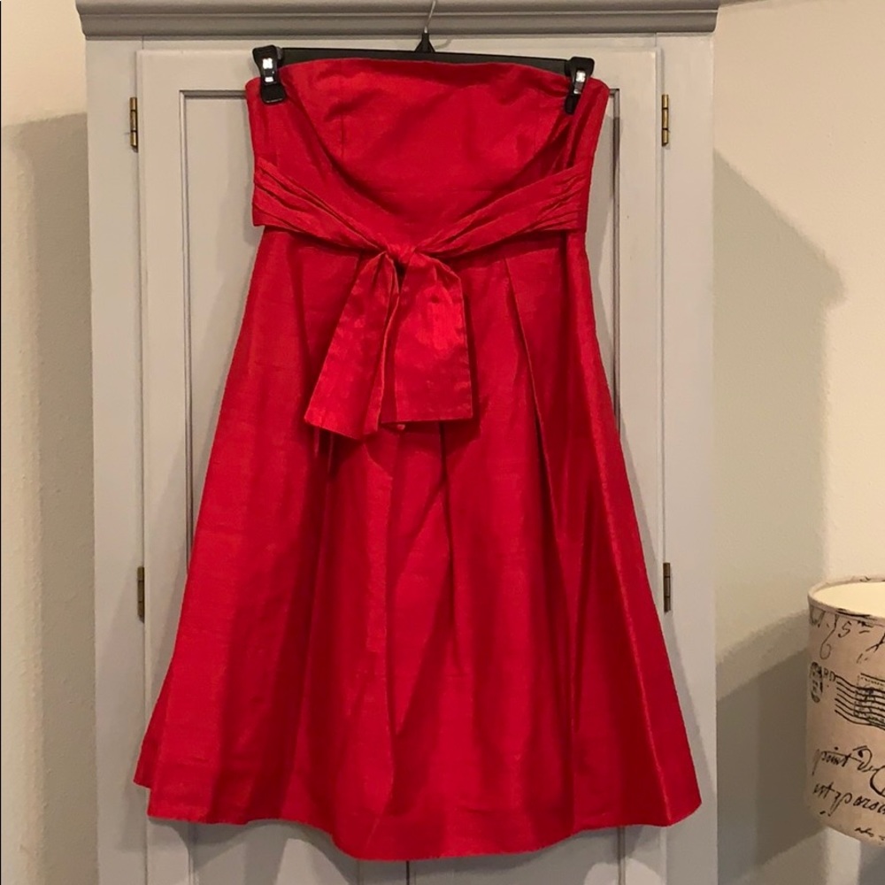 Helen Wang strapless silk dress size 6